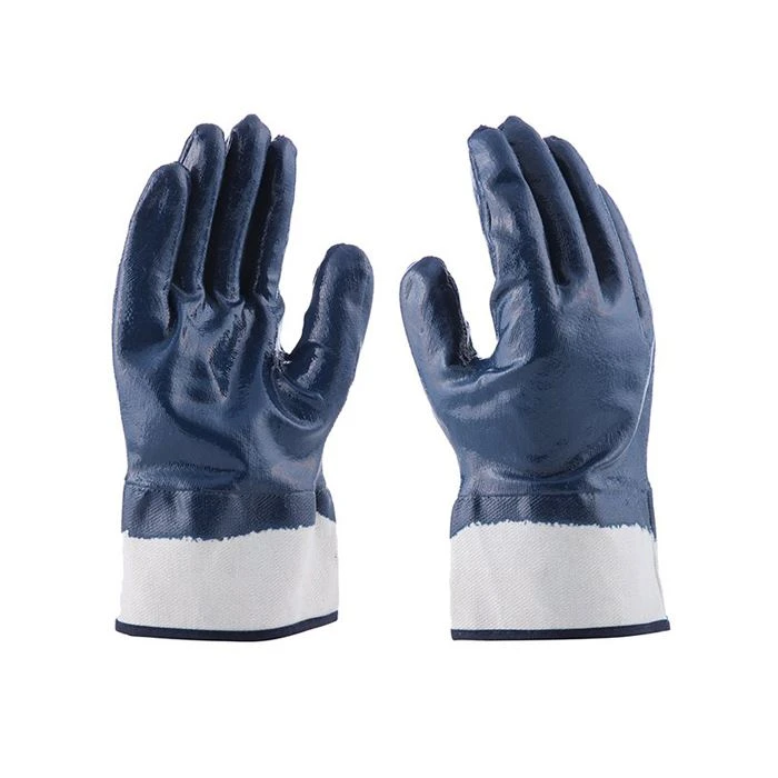 Guants de nitril blau
